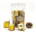 Presents, Baubles, Drums & Cones Christmas Decorations 16 Pack Christmas Baubles, Ornaments & Tinsel FabFinds Gold  