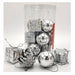 Presents, Baubles, Drums & Cones Christmas Decorations 16 Pack Christmas Baubles, Ornaments & Tinsel FabFinds Silver  