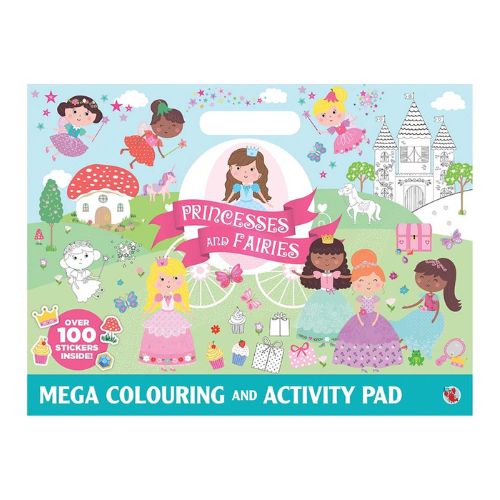 Princess And Fairies Mega Colouring And Activity Pad Kids Accessories Centum Books   