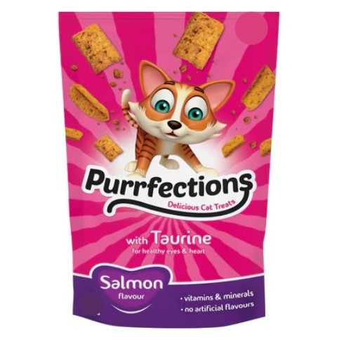 Purrfections Salmon Cat Treats 30 Pack 60g Cat Treats Purrfections   