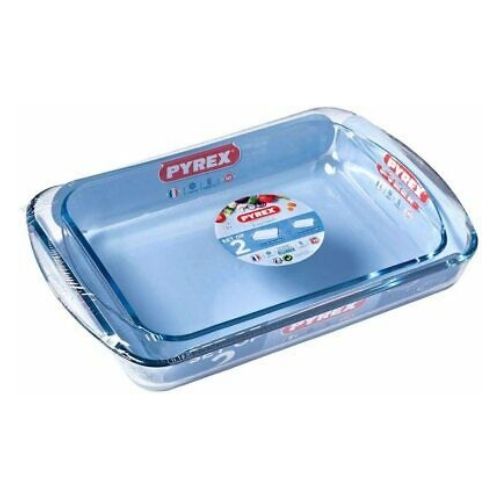 Roaster Glass Baking Dish Tesco Pyrex 40X27cm Rectangular Roaster