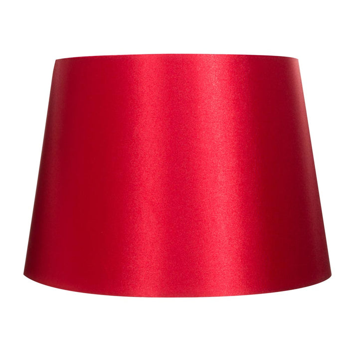 Plain Sateen Lamp Shade Home Lighting FabFinds Red  