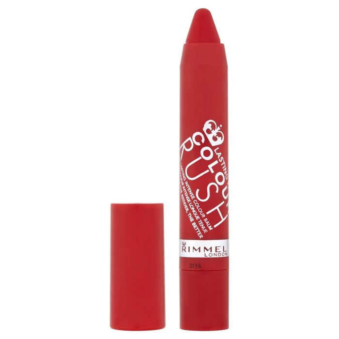 Rimmel Lasting Finish Colour Rush Lip Balm Pen Lipstick rimmel The Redder The Better  