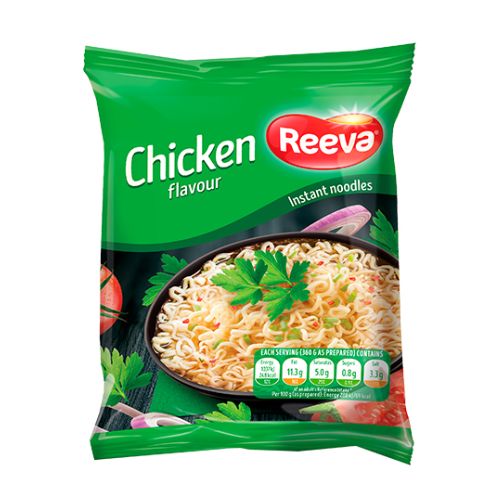 Reeva Chicken Flavour Instant Noodles 60g Pasta, Rice & Noodles Reeva   
