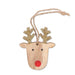 Reindeer Hanging Festive Decorations 8 Pk Christmas Decorations FabFinds   
