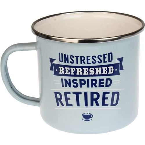 Enamel Personalised Coffee Mug Retired Mugs FabFinds   