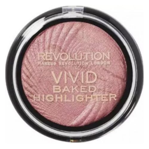 Revolution Vivid Baked Highlighter Rose Gold Lights Highlighters & Luminizers Revolution   