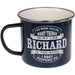 Enamel Personalised Coffee Mug Richard Mugs FabFinds   