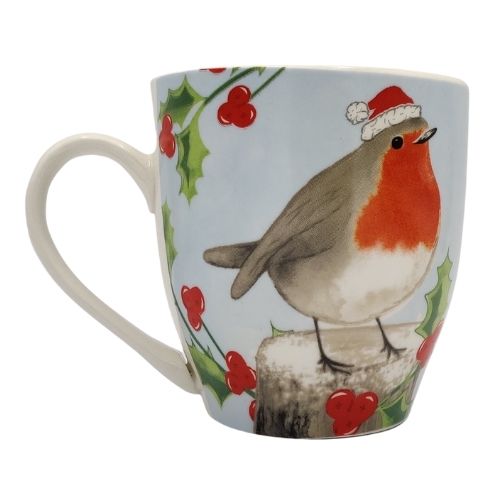 Christmas Mug Robin Mugs FabFinds   