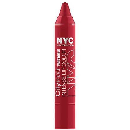 NYC City Proof Twistable Intense Lip Colour Crayons Lip Pencil nyc colour cosmetics Roosevelt Red  