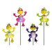 Roots & Shoots Funny Frog Garden Decoration Assorted Colours Garden Ornaments Roots & Shoots   