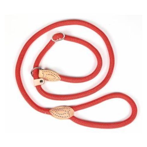 Hounds Rope Slip Dog Lead & Collar Dog Accessories Hounds Red  