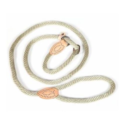 Hounds Rope Slip Dog Lead & Collar Dog Accessories Hounds Beige  