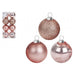 Rose Gold Luxury Baubles 5cm 8 Pack Christmas Baubles, Ornaments & Tinsel PMS   