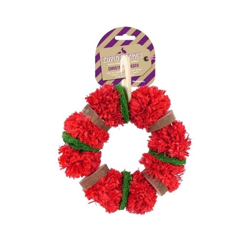 Cupid & Comet Christmas Wreath Toy For Small Pets Christmas Gifts for Pets Rosewood   