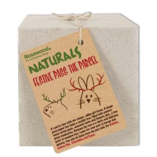 Rosewood Naturals Festive Pass The Parcel Christmas Gifts for Pets Rosewood   