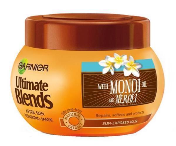 Garnier Ultimate Blends After-Sun Repair Mask with Monoi Oil and Neroli Hair Masks, Oils & Treatments garnier   