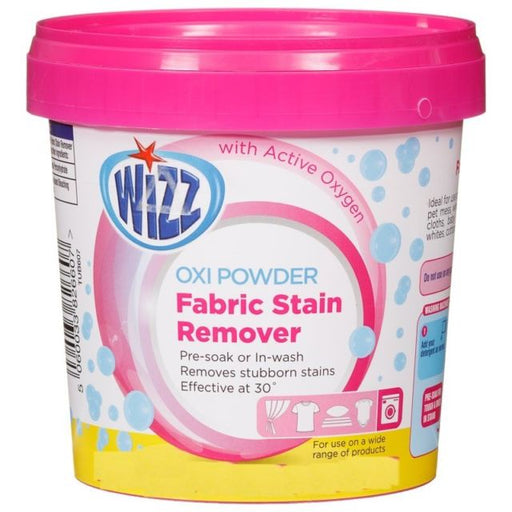 Wizz Oxi Powder Fabric Stain Remover 500g Laundry - Stain Remover Wizz   