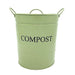 Kitchen Compost Bin Assorted Colours Kitchen Accessories FabFinds Sage  
