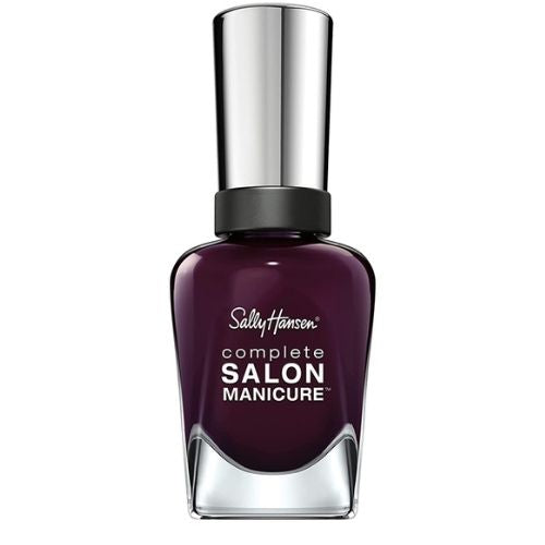 Sally Hansen Salon Manicure Nail Polish 441 Pat On The Black 14.7ml Nail Polish sally hansen   