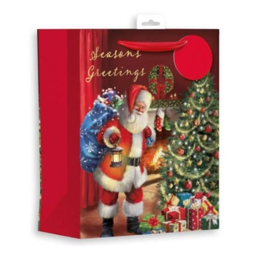 Christmas Indoor Santa Gift Bag Extra Large Christmas Gift Bags & Boxes FabFinds   