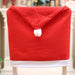 Santa's Hat Chair Covers 4 Pack Christmas Tableware FabFinds   