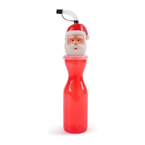 Christmas Character Drinking Bottle Assorted Designs Christmas Accessories FabFinds Santa  