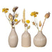 Sass & Belle Grooved Bud Vases Grey - Set Of 3 Home Decoration Sass & Belle   