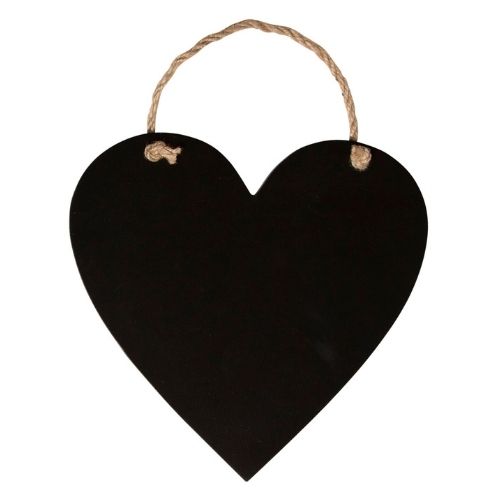 Sass & Belle Hanging Heart Chalkboard Home Decoration Sass & Belle   