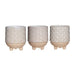 Sass & Belle Japandi Mini Planters Set of 3 Plant Pots & Planters Sass & Belle   