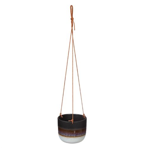 Sass & Belle Mojave Black Hanging Planter Plant Pots & Planters Sass & Belle   