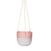 Sass & Belle Mojave Glaze Pink Hanging Planter Plant Pots & Planters Sass & Belle   