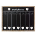 Sass & belle Ashley Farmhouse Weekly Chalkboard Home Decoration Sass & Belle   