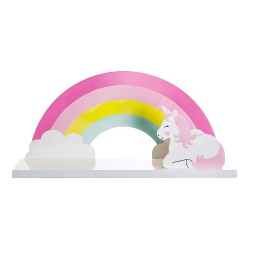 Sass & belle Rainbow Unicorn Shelf Home Decoration Sass & Belle   