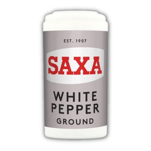 Saxa Ground White Pepper 25g Cooking Ingredients premier foods   