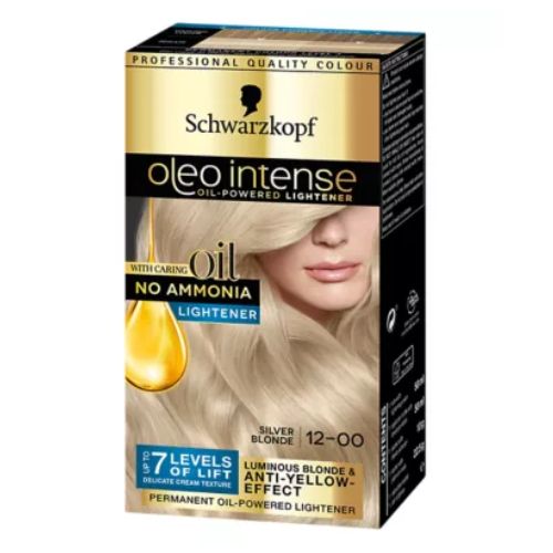 Schwarzkopf Oleo Intense Blonde Hair Dye 12-00 Silver Blonde Hair Dye Schwarzkopf   