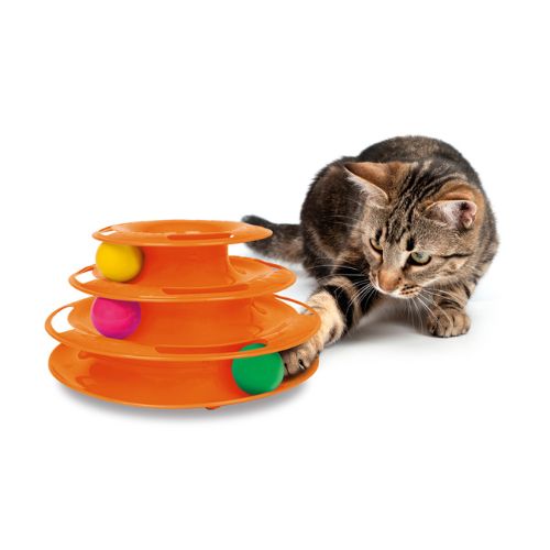 Pet Hut Screw Ball Tower Interactive Cat Toy Cat Toys pet hut   