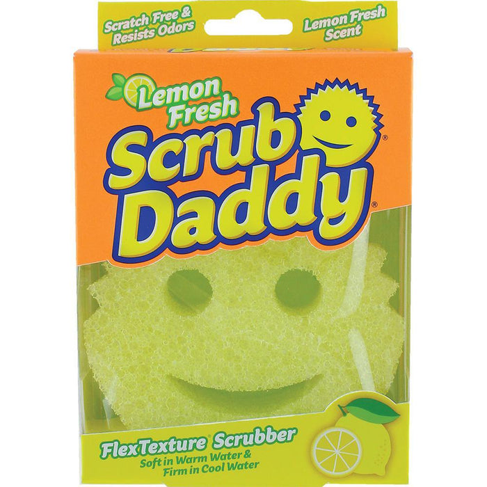 Scrub Daddy Sponge Lemon Fresh Flex Texture Scrubber Cloths, Sponges & Scourers Scrub Daddy   