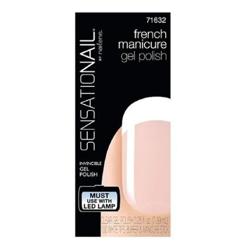SensatioNail Gel Polish French Manicure Clear 7.39ml Nail Polish SensatioNail   