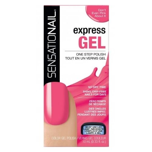 SensatioNail Express Gel Polish Dont Even Pink About It  72243 10ml Nail Polish SensatioNail   
