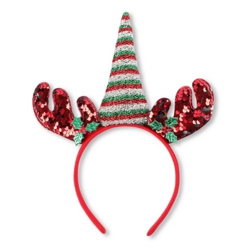Buy Sequin Reindeer Headband Assorted Colours FabFinds