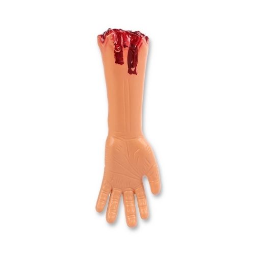 JOYIN Halloween Prop Stage Hand Blood Fake Hand for Photo Booth, Trick or  Treat Decorations, Halloween Costume Props Beige