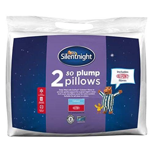 Silentnight The Plump Pair Pillows 2 Pack Pillows Silentnight   