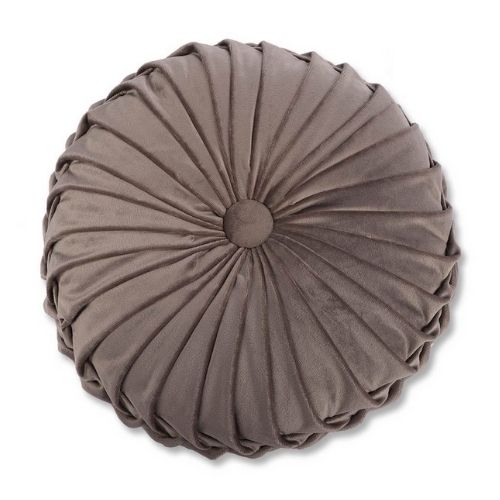 Home Collection Round Scatter Cushion 35cm x 9cm Cushions Home Collection Silver  