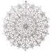 Glitter Snowflake Christmas Decoration 34cm Assorted Colours Christmas Festive Decorations FabFinds Silver  