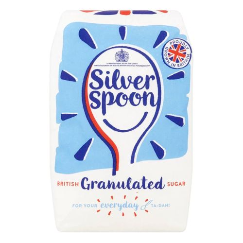 Silver Spoon British Granulated Sugar 1kg Home Baking silver spoon   