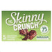 Skinny Crunch Bars Mint & Dark Chocolate 5pk 20g Biscuits & Cereal Bars skinny crunch   