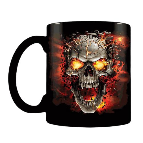 Skull Blast Heat Changing Mug 315ml Mugs Spiral Direct   