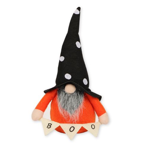 Small Halloween Gonk With Spotty Hat 15cm Halloween Decorations FabFinds   