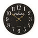 Black Vintage London Dial Wall Clock 34cm Clocks chickidee   